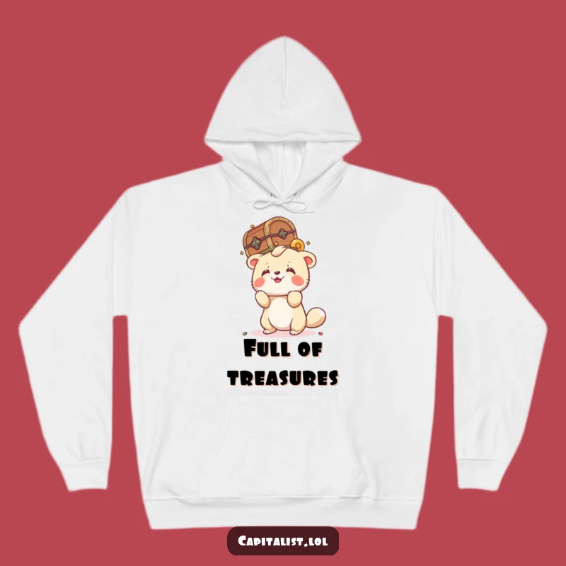Funny Hoodie: Playful Animal Balancing Treasure - Ultimate Funny Gift for Dreamers!