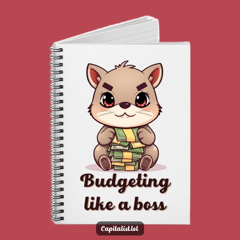Funny Notebook: Determined Animal Counting Bills - Plan Your Success with this Funny Gift!